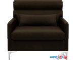 Интерьерное кресло Brioli Отто (экокожа, L13 коричневый)
