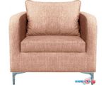 Интерьерное кресло Brioli Терзо (рогожка, J11 розовый)
