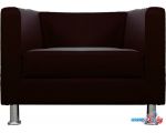 Интерьерное кресло Brioli Билли (экокожа, L13 коричневый)