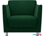 Интерьерное кресло Brioli Куно (рогожка, J8 темно-зеленый)
