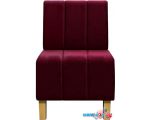 Интерьерное кресло Brioli Руди Полоса (велюр, B48 вишневый)