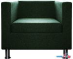 Интерьерное кресло Brioli Билли (рогожка, J8 темно-зеленый)