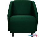 Интерьерное кресло Brioli Ральф (рогожка, J8 темно-зеленый)