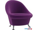 Интерьерное кресло Mebelico 252 105543 (микровельвет, фиолетовый) в рассрочку