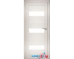 Межкомнатная дверь Юни Амати 12 80x200 (эшвайт/матовое стекло)