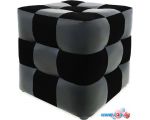 Пуфик Brioli Рубик L22-L20 (черный/серый)