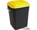 Контейнер для мусора Tayg 50 л (черный/желтый) в Могилёве