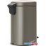 Мусорное ведро Brabantia Pedal Bin NewIcon 12 л (платиновый) в Могилёве фото 2