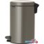 Мусорное ведро Brabantia Pedal Bin NewIcon 12 л (платиновый) в Бресте фото 1