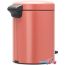 Мусорное ведро Brabantia Pedal Bin NewIcon 5 л (терракотовый) в Гомеле фото 2