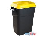 Контейнер для мусора Tayg 95 л (черный/желтый)