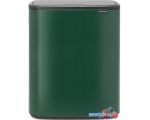 Мусорное ведро Brabantia Bo Touch Bin 60 л (зеленая сосна)