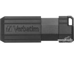 USB Flash Verbatim PinStripe 128GB (черный)