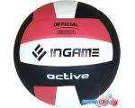 Мяч Ingame Active (5 размер, белый/красный/черный) в Бресте