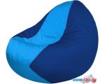 Кресло-мешок Flagman Classic K2.1-202 (синий/голубой)