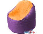 Кресло-мешок Flagman Браво Медиум B1.1-38 (оксфорд/дюспо, оранжевый/фиолетовый)