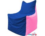 Кресло-мешок Flagman Фокс Ф2.1-120 (синий/розовый)