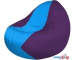 Кресло-мешок Flagman Classic K2.1-231 (фиолетовый/голубой)