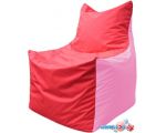 Кресло-мешок Flagman Фокс Ф2.1-175 (красный/розовый)