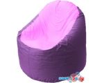 Кресло-мешок Flagman Браво Медиум B1.1-39 (оксфорд/дюспо, розовый/фиолетовый)