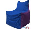Кресло-мешок Flagman Фокс Ф2.1-117 (синий/фиолетовый)