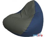 Кресло-мешок Flagman Relax Медиум Р2.3-105 (серый/синий)