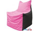 Кресло-мешок Flagman Фокс Ф2.1-188 (розовый/черный)