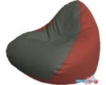 Кресло-мешок Flagman Relax Медиум Р2.3-102 (серый/красный)