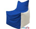 Кресло-мешок Flagman Фокс Ф2.1-125 (синий/белый)