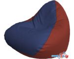 Кресло-мешок Flagman Relax Медиум Р2.3-109 (синий/красный)