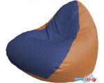 Кресло-мешок Flagman Relax Медиум Р2.3-110 (синий/оранжевый)