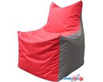 Кресло-мешок Flagman Фокс Ф2.1-173 (красный/серый)