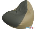 Кресло-мешок Flagman Relax Медиум Р2.3-100 (серый/светло-бежевый)