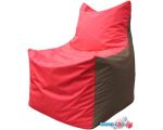 Кресло-мешок Flagman Фокс Ф2.1-177 (красный/коричневый)