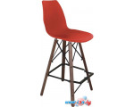 Стул Sheffilton SHT-ST29/S80 (красный RAL3020/темный орех/черный муар)