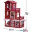Кукольный домик Krasatoys Дом Николь с мебелью 000288 (белый/красный) в Гомеле фото 2