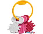 Погремушка Chicco Baby Classic Ключи на кольце 00063216100000 (розовый)
