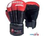 Перчатки для единоборств Rusco Sport для рукопашного боя 12 OZ (красный)