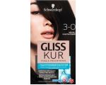 Крем-краска для волос Gliss Kur Уход и увлажнение 3-0 черно-каштановый цена