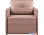 Кресло-кровать Brioli Пино О (рогожка, J11 розовый)