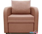Кресло-кровать Brioli Пино Т (рогожка, J11 розовый)