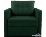 Кресло-кровать Brioli Пино П (рогожка, J8 темно-зеленый)