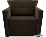 Кресло-кровать Brioli Пино К (рогожка, J5 коричневый)