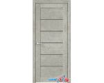 Межкомнатная дверь Velldoris Loft 1 80x200 (бетон светло-серый, мателюкс графит)
