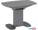 Кухонный стол Трия Портофино СМ(ТД)-105.01.11(1) (серый/стекло серое матовое Lux)