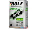 Моторное масло ROLF Energy 10W-40 SL/CF 4л в Могилёве