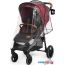 Коляска прогулочная «книга» KinderKraft Grande LX 2020 (burgundy) в Витебске фото 2