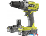 Ударная дрель-шуруповерт Ryobi R18PD3-220S 5133003342 (с 2-мя АКБ, сумка)