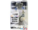 Лампа накаливания AVS Alfas Ультра-белый 6000К H1+T10 2+2шт