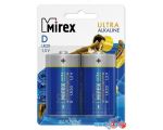 Батарейки Mirex LR20 D Алкалайн 2 шт 23702-LR20-E2
